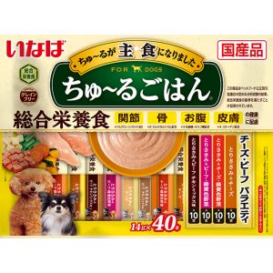 いなばペットフード いなば ちゅ～る ごはん チーズ ビーフ フィルター 14g×40本 323480 CIAO