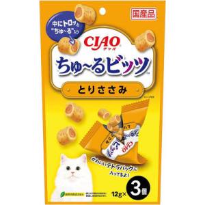 いなばペットフード いなば チャオ ちゅ～る ビッツ とりささみ 12g×3袋 猫 おやつ CIAO