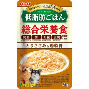 いなばペットフード いなば 低脂肪ごはん とりささみ 鶏軟骨 50g