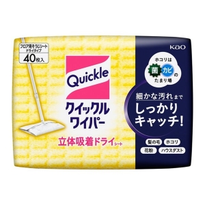 花王 花王 クイックルワイパー 立体吸着ドライシート 40枚入