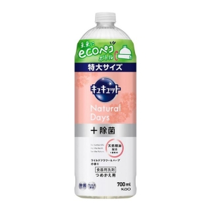 花王 Kao 花王 キュキュット Natural Days + 除菌 ワイルドフラワー&ハーブの香り つめかえ用