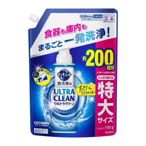 花王 Kao 花王 食洗機用キュキュットウルトラクリーン すっきりシトラスの香り つめかえ用 1100g
