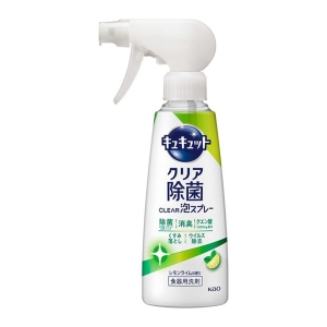 花王 Kao 花王 キュキュット CLEAR除菌泡スプレー レモンライムの香り 本体