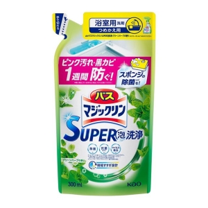 花王 Kao 花王 バスマジックリン SUPER泡洗浄 グリーンハーブの香り つめかえ用 300ml