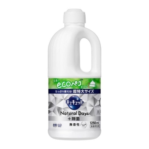 花王 Kao 花王 キュキュットNatural Days + 除菌 無香性 つめかえ用 1250ml