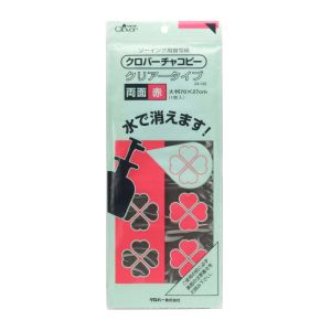 クロバー Clover クロバー チャコピー 両面 クリアータイプ赤 24-132