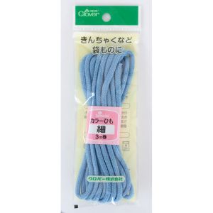 クロバー Clover クロバー カラーひも 細 3m巻 ブルー 26-138