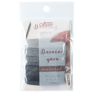 クロバー Clover クロバー ダーニング糸 ナチュラル グレー 57-206