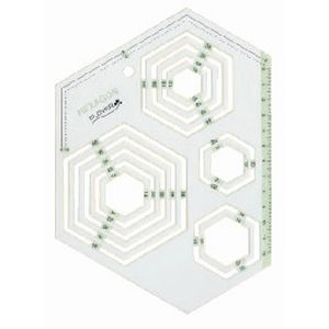 クロバー Clover クロバー ピーステンプレート 六角形 57-995