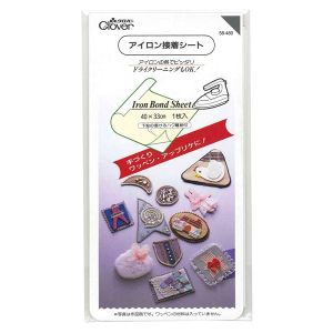 クロバー Clover クロバー アイロン接着シート 58-460