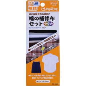 クロバー Clover クロバー 綿の補修布セット ベーシック 68-096