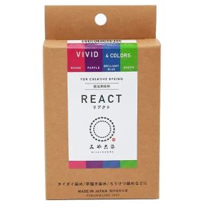 桂屋ファイングッズ 桂屋ファイングッズ 技法用染料 新リアクト4色セット カラー VIVID 2158000