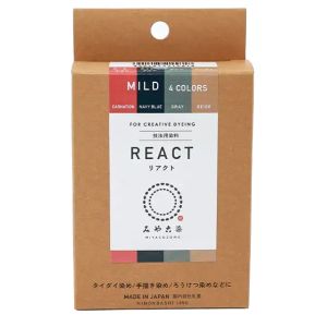 桂屋ファイングッズ 桂屋ファイングッズ 技法用染料 新リアクト4色セット カラー MILD 2158100