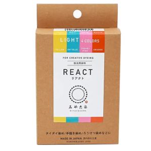 桂屋ファイングッズ 桂屋ファイングッズ 技法用染料 新リアクト4色セット カラー LIGHT 2158200