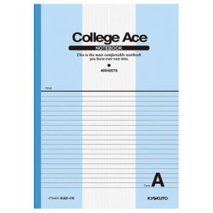 日本ノート 日本ノート KTA40A カレッジエース A4 40枚 7mm罫