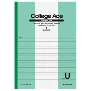 日本ノート 日本ノート KTA40U カレッジエース A4 40枚8mm罫