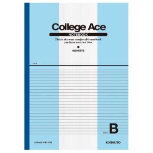 日本ノート 日本ノート KTA40B カレッジエース A4 40枚6mm罫