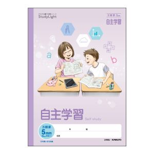 日本ノート 日本ノート LR5GJ スタディライト科目名入方眼自主学習
