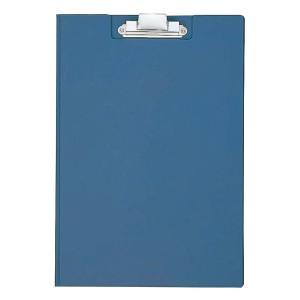 コクヨ KOKUYO コクヨ ヨハ-50NB クリップホルダー カバー付青 A4タテ型