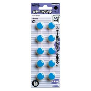 コクヨ KOKUYO コクヨ マク-15NY カラーマグネット 10入 黄