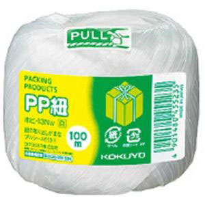 コクヨ KOKUYO PP紐 玉巻き 100M ホヒ-13NW