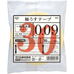 コニシ KONISHI コニシ 04774 極うすテープ 30mm幅×20M