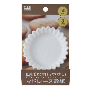 貝印 kai 貝印 000DL6437 KK マドレーヌ敷紙8cm 50枚