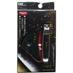貝印 kai 貝印 関孫六 ツメキリ&ツメヤスリセット HC3503 HC-3503 日本製