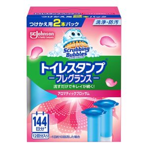 ジョンソン Johnson ジョンソン スクラビングバブル トイレスタンプフレグランス アロマティックブロッサム つけかえ用 2本パック