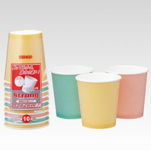 サンナップ SUNNAP サンナップ ストロングカラーカップアソート 250ml 10個入 C-250SCA