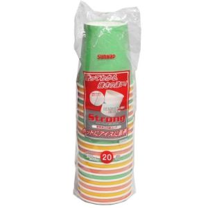 サンナップ SUNNAP サンナップ ストロング カラー カップ アソート 250ml 20個入 C2520SCA