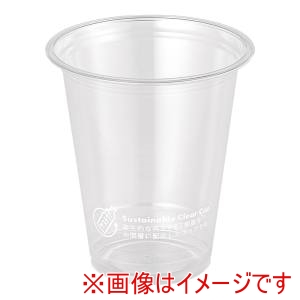 サンナップ サンナップ VFBサステナブルクリアカップ ムジ 50個入 370ml