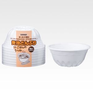 サンナップ SUNNAP サンナップ 発泡どんぶり　600ml　8個入 DO-8