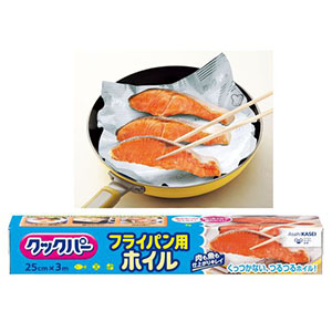 旭化成ホームプロダクツ 旭化成 クックパー フライパン用ホイル 25cm×3m XAL8402