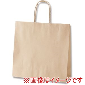 シモジマ HEIKO シモジマ 3158503 手提げ紙袋 スムースバッグ 未晒無地 3才 25枚入り