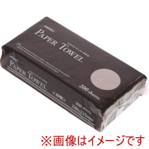 シモジマ HEIKO シモジマ 4722005 クラフトペーパータオル シングル 中判 200枚入り