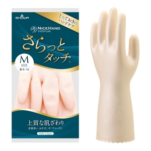 ショーワグローブ ショーワグローブ ナイスハンド さらっとタッチ Mサイズ パールピンク