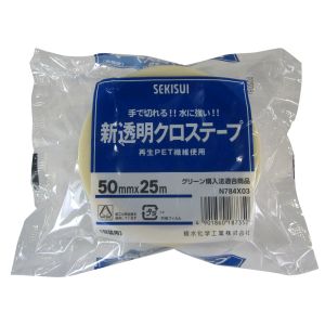積水化学工業 セキスイ セキスイ N784X03 新透明クロステープ 784 透明 50mm×25m