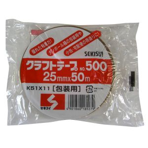 積水化学工業 セキスイ セキスイ K51X11 クラフトテープ 500 25mm×50m