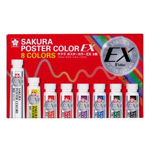 サクラクレパス SAKURA サクラクレパス PEW8 ポスターカラーEX 8色