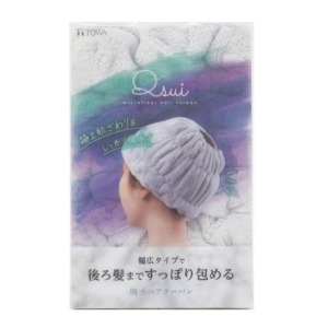 東和産業 TOWA 東和産業 ヘアバンド Qsui ヘアターバン グレー