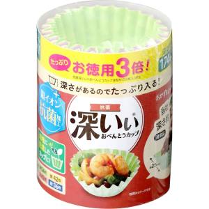 東洋アルミエコープロダクツ 東洋アルミ お徳用3倍 抗菌深いぃ おべんとうカップ 深型 M 4色 174枚入