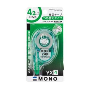 トンボ鉛筆 TOMBOW トンボ鉛筆 修正テープモノXY 詰め替えタイプ 4.2mm Ｘ 12m CT-YX4