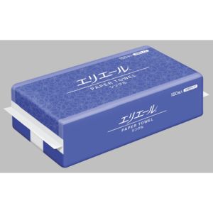 エリエールビジネスサポート ペーパータオル シングル 大判 150枚 25パック入１ケース メーカー直送 代引不可 北海道沖縄離島不可