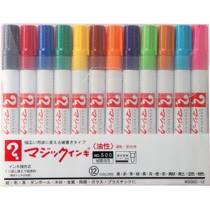 寺西化学工業 寺西化学工業 M500C-12 マジックインキNO.500 12C