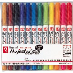 寺西化学工業 寺西化学工業 MMJ70C-12 マジックマジェスタースリム 12色セット
