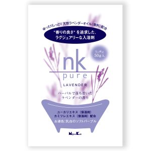 日本香堂 Nippon Kodo 日本香堂 nk pure 入浴剤 ラベンダー 50g入