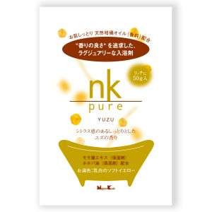 日本香堂 Nippon Kodo 日本香堂 nk pure 入浴剤 ユズ 50g入