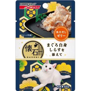 日清ペットフード 日清 懐石レトルト まぐろ白身 しらすを添えて 魚介だしゼリー 40g 猫 フード ウェット