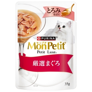 ネスレ日本 Nestle ネスレ モンプチ プチリュクス とろみ仕立て 厳選まぐろ 35g
